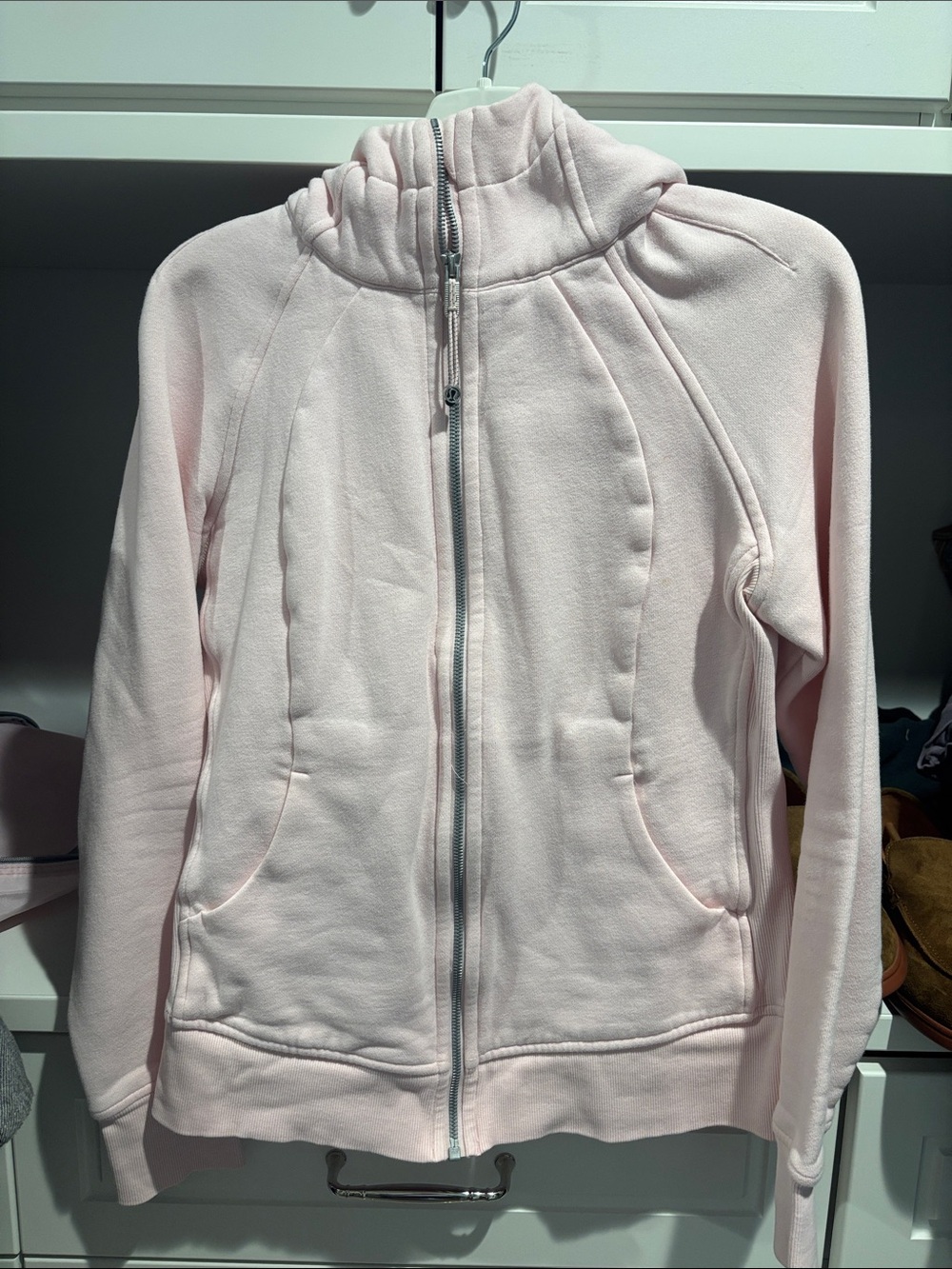lululemon athletica Light Pink Full-Zip Bomber Jacket